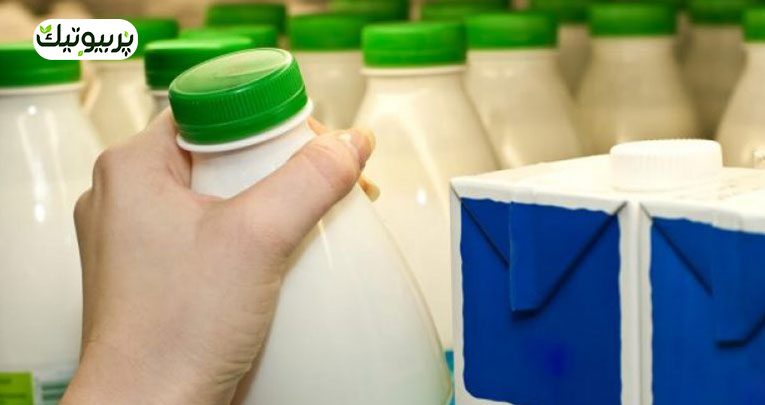 کاهش مصرف شیر